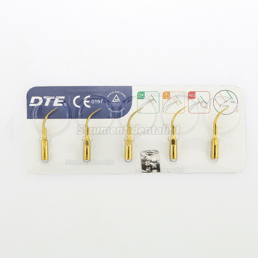 10Pezzi Woodpecker DTE GD1T Inserti Piezo /Punte per Ablatore Ultrasuoni Compatibile NSK SATELEC